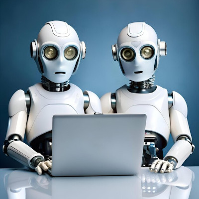 Two robots